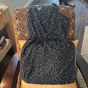 Black and White TrianglePattern Dress